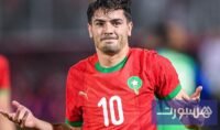 إبراهيم دياز لاعب المنتخب المغربي يحتفل بتمريرة حاسمة في مباراة كأس العالم 2026