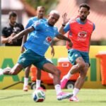 لاعب المنتخب البرازيلي ويسلي خلال تدريبات الفريق في البرازيل بتاريخ 28 مايو 2026.