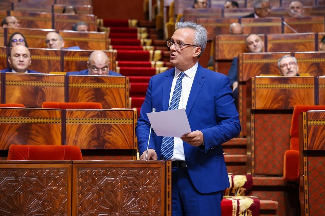 الوزير المنتدب للاستثمار كريم زيدان يتحدث في جلسة برلمانية حول استثمارات الجالية المغربية ومكافحة البيروقراطية.