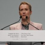 كايا كالاس، مسؤولة السياسة الخارجية في الاتحاد الأوروبي، تتحدث في مؤتمر بباريس، فرنسا، في 12 يونيو 2026.