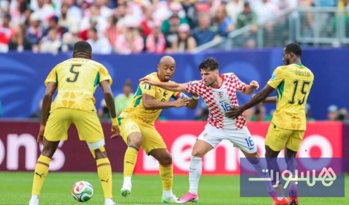 احتفال لاعبي منتخب كرواتيا بعد الفوز على غانا في كأس العالم 2026