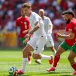 تحليل شامل: تقييم أداء لاعبي المنتخب المغربي في ودية النرويج 6 صورة جماعية للاعبي المنتخب المغربي خلال مباراتهم الودية ضد النرويج