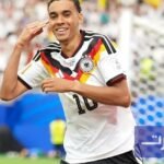 جمال موسيالا لاعب منتخب ألمانيا يحتفل بهدف في مباراة بكأس العالم 2026