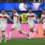 احتفال كان أيهان بهدف الفوز لتركيا ضد الولايات المتحدة في كأس العالم 2026