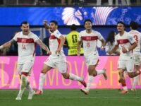 احتفال كان أيهان بهدف الفوز لتركيا ضد الولايات المتحدة في كأس العالم 2026