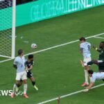 مونديال 2026: تعادلات إيجابية تحسم مواجهتي مصر وبلجيكا والسعودية والأوروغواي 6 لقطة من مباراة المنتخب السعودي أمام الأوروغواي في كأس العالم 2026، ولقطة لمدافع المنتخب المصري يحاول قطع الكرة من لوكاكو في مباراة بلجيكا.