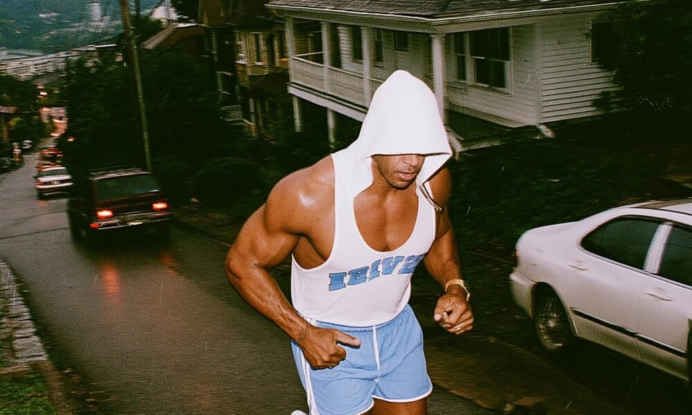 David Goggins, a former Navy SEAL and ultra-endurance athlete, known for his mental toughness and motivational speaking.