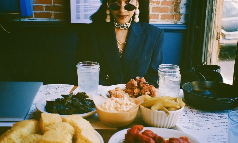 A beautifully plated modern Southern dish, symbolizing innovation built on tradition and authenticity.