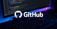 Illustration of a lock icon over a GitHub logo, symbolizing a security vulnerability in the GitHub development environment.