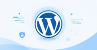 Illustration of a padlock with a WordPress logo and data flowing out, symbolizing a security breach in the Gravity SMTP plugin.
