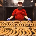 Salahodeen Abdul-Kafi, owner of Kafi BBQ, proudly stands with his halal Texas barbecue.