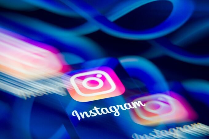 A smartphone screen displaying the Instagram app logo, representing new algorithm customization features.