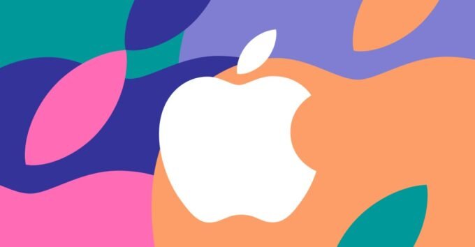 Leaked image of a gray iPhone 18 Pro device with a three-camera layout falling against a checkered background.