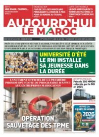 Couverture du journal électronique du 29 juin 2026, illustrant un titre principal sur les entreprises françaises au Maroc, avec un cadenas symbolisant l'accès abonné.