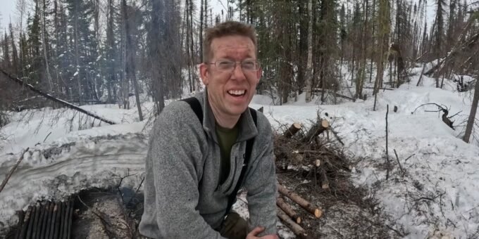 Luke Nichols, the Outdoor Boys YouTuber, speaking to graduates about career survival.