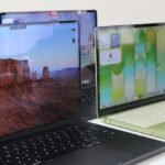 A visual comparison of MacBook Neo, MacBook Air, and MacBook Pro models from 2026