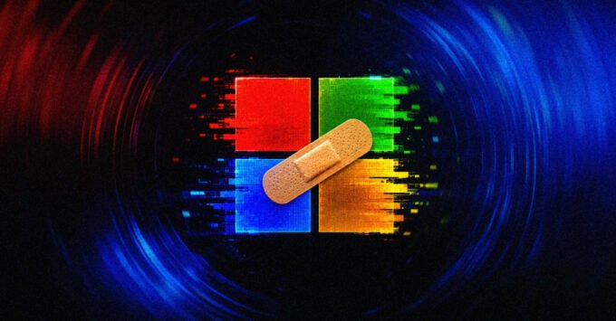 Microsoft Defender logo with a digital threat overlay, symbolizing the RoguePlanet zero-day vulnerability.