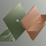 Microsoft Surface Laptop 8 in Jade and Surface Pro 12 in Dune, showcasing new color options and sleek design.