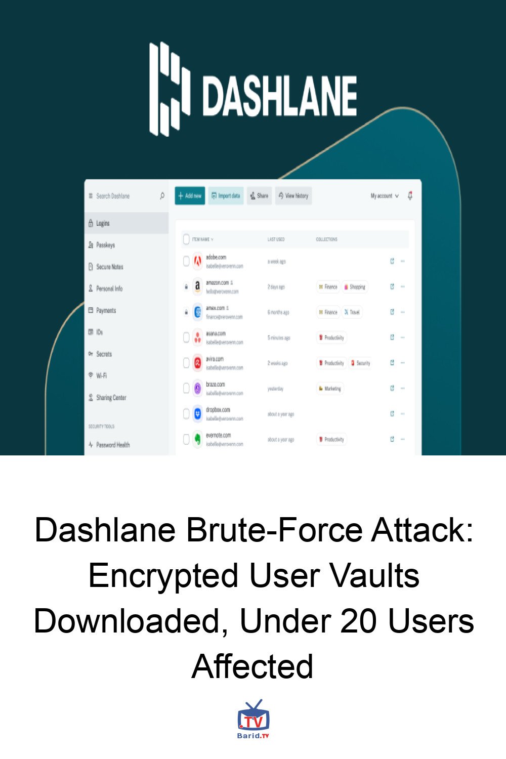 Dashlane Brute-Force Attack: Encrypted User Vaults Downloaded, Under 20 Users Affected 4 Pinterest Hidden