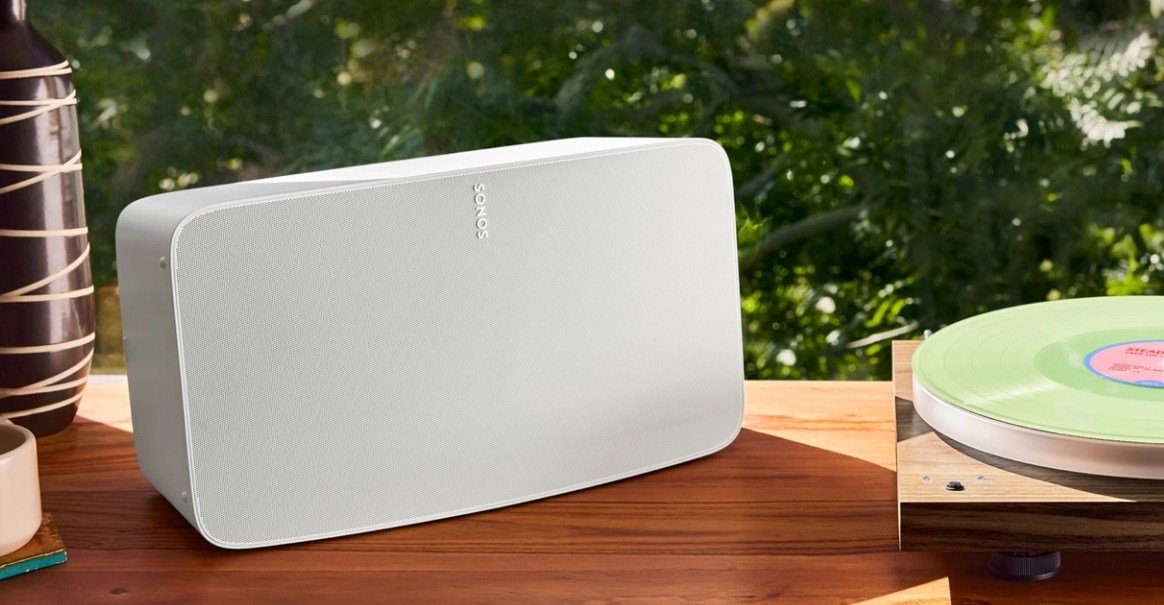 The Verge Staff's Essential Prime Day Picks: Unmissable Deals on Our Go-To Gear 3 Sonos speaker, symbolizing the high-quality tech and gadgets featured in The Verge's Prime Day staff picks.
