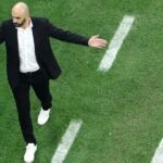 Mondial 2026 : Walid Regragui, fier, salue l'exploit des Lions de l'Atlas 6 Walid Regragui exultant après la qualification historique des Lions de l'Atlas pour les huitièmes de finale du Mondial 2026, suite à leur victoire contre les Pays-Bas.
