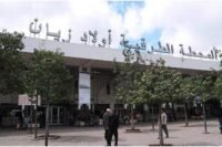 Vue aérienne de la gare routière Ouled Ziane à Casablanca, illustrant sa transformation numérique imminente avec la plateforme Smart Gare
