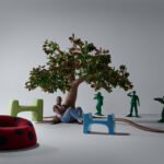 Beyond the Gridiron: Stefon Diggs Unveils a Serene Sanctuary at Tuleste Factory 8 Stefon Diggs' 'If You Want Peace' exhibition at Tuleste Factory, featuring blue-hued furniture and surrealist art.