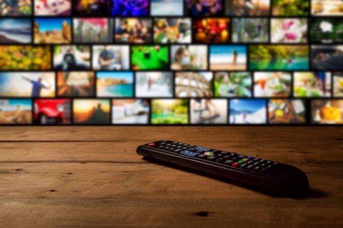A graphic representing streaming media or digital content, symbolizing the regulation of ad volume.