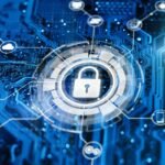 Digital illustration representing AI agents and data security, symbolizing Cyera's acquisition of Oasis Security.