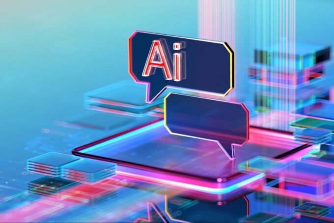 Beyond Basic Bots: AI Chatbots as Your Ultimate Lead Generation Engine 9 AI chatbot interacting with a potential customer on a website, symbolizing lead generation.