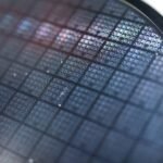 A semiconductor wafer on display, symbolizing the Asian tech industry's current market challenges.