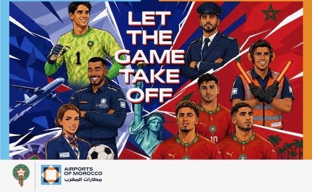 Campagne de promotion du Maroc à Times Square, New York, avec affichage géant et taxis aux couleurs du Royaume, en vue de la Coupe du Monde 2026 et 2030.