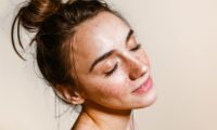 Close-up of radiant, healthy skin with a subtle glow, symbolizing effective skincare ingredients.