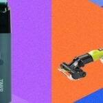 A collection of the best handheld vacuums, including Dyson, Ryobi, and Bissell models, on a clean surface.