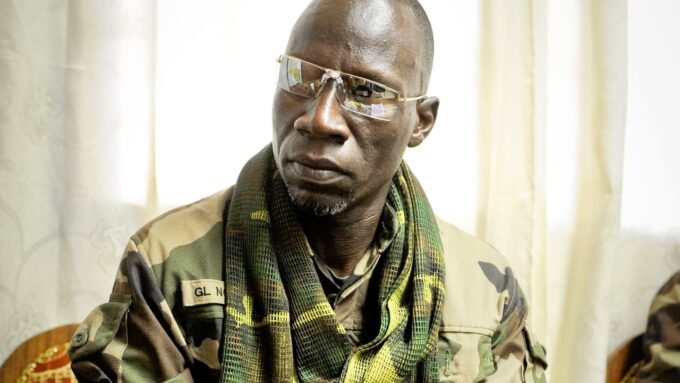 Noureddine Adam, ex-numéro deux de la Séléka et chef de l'Alliance du sursaut patriotique (ASP), en mars 2013 à Bangui.
