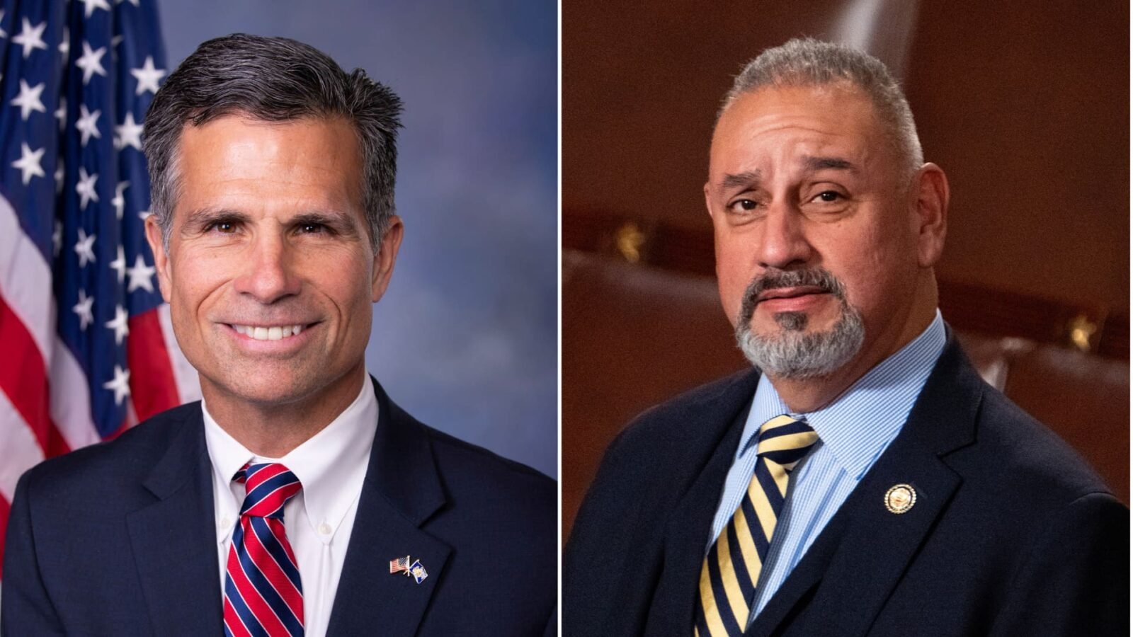Capitol Hill's Rocket Ride: Congress Members Invest in SpaceX Post-IPO 3 U.S. Representatives Dan Meuser and Gil Cisneros, alongside a graphic representing SpaceX stock or an IPO chart.
