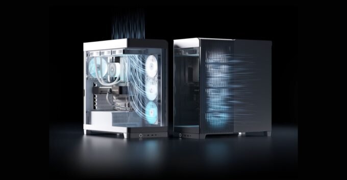 Unbeatable Deal: Corsair's Panoramic Glass PC Case Slashes $70 Off! 9 Corsair Frame 4500X RS PC case showcasing its panoramic glass design and internal components with ARGB lighting.