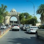 توتر إقليمي يدفع بغداد لتحصين السفارة السعودية وبعثات غربية تراجع خطط الإجلاء 6 صورة لهاتف محمول يظهر تعزيزات أمنية خارج المنطقة الخضراء في بغداد، 29 يونيو 2026.