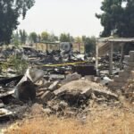 مقتل 5 من الحرس الثوري الإيراني في غارات أمريكية سعودية بالعراق وتأجيل زيارة رئيس الوزراء العراقي 6 صورة تظهر أضراراً لحقت بموقع تابع للحشد الشعبي في بلدة برطلة بمحافظة نينوى العراقية، عقب غارات جوية أمريكية سعودية في 29 يوليو 2026.