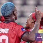 لاعبات منتخب مالاوي يحتفلن بالفوز التاريخي على نيجيريا في كأس الأمم الإفريقية للسيدات 2026
