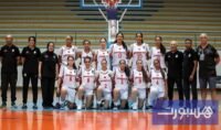 لاعبي المنتخب المغربي لكرة السلة للشابات في مباراة قارية