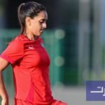 سكينة أوزراوي لاعبة المنتخب المغربي النسوي لكرة القدم
