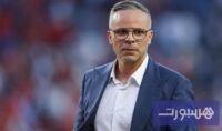 المدرب محمد وهبي يتحدث في مؤتمر صحفي بعد مباراة المغرب وفرنسا في كأس العالم 2026