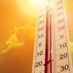 خريطة المغرب تظهر مناطق متأثرة بموجة حر شديدة مع مؤشرات لدرجات الحرارة المرتفعة
