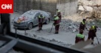 صورة لآثار الدمار في كييف بعد الهجوم الصاروخي