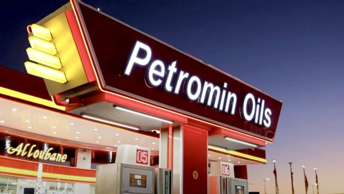 Le logo de Petromin Oils, symbole du litige judiciaire au Maroc.