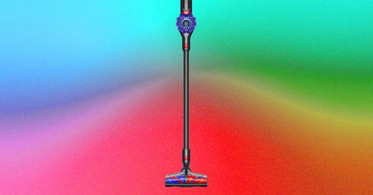 Dyson V10 Konical cordless vacuum cleaner showcasing its design and features