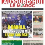 Vue d'ensemble de la une d'un journal électronique, avec des titres sur l'agriculture, la politique et la météo, symbolisant la diversité de l'actualité.