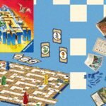 Level Up Your Family Game Night: The Ultimate Guide to Engaging Board Games 8 A family happily playing a board game together at a table, enjoying snacks and laughter.