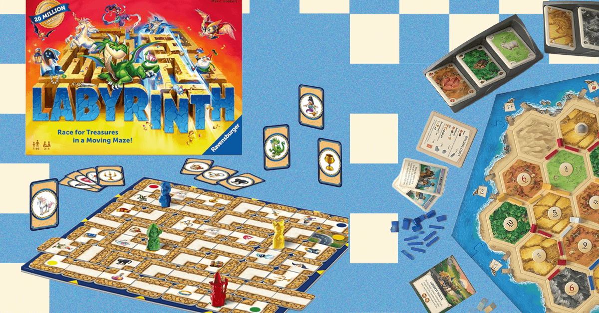 Level Up Your Family Game Night: The Ultimate Guide to Engaging Board Games 3 A family happily playing a board game together at a table, enjoying snacks and laughter.